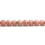 Rhodochrosite Ronde 8mm  x 40cm