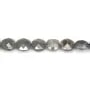 Labradorite ronde plate facette 8mm x 39cm