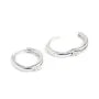 Créole Dormeuse à décorer 14mm - Argent 925 rhodié x 2pcs