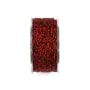 Red and black cotton thread 1.5mm x 20m