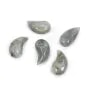Labradorite goutte semi percé 10x20mm x 1pc