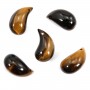 Pendente Occhio di Tigre a goccia 10x20mm x 1pz