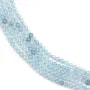Aigue Marine rond 2mm x 40cm