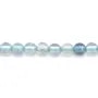 Aquamarine round 2mm x 40cm