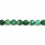 Afrikanischer Jade runder facettierter 3mm x 39cm