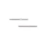 Post Tige Boucle d'oreille Silber 925 12mm x 6 Stk.