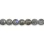 Labradorite ronde plate facette 8mm x 39cm