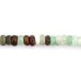Chrysoprase rondelle - Heishi - 2x4mm x 39cm