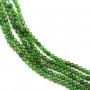 Diopside round 2mm x 39cm