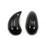 Pendente in ossidiana a goccia 10x20mm x 1pz