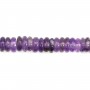 Ametista rotonda - Heishi - 2x6mm x 39cm