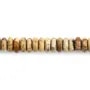 Landscape jasper bead - Heishi - 2x6mm x 39cm