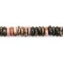 Rhodonit Scheibe - Heishi - 2x6mm x 39cm