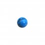 Reconstituted round turquoise cabochon 4mm x 10pcs