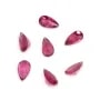 Turmalina rosa engastada, forma de pera 3x5mm x 1 ud.
