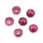 Cabochon Rubino rotondo 5.5-6mm x 1pz