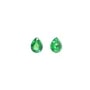 Tsavorite em configuração, corte pêra 5.5x7mm x 1 peça