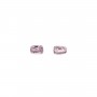 Spinello rosa da incastonare, taglio cuscino 4x5mm x 1pz
