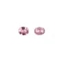 Pink spinel in a bezel setting, oval cut 5x6mm x 1pc