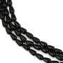 Obsidian Tropfen 6x9mm x 39cm