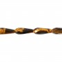 Oeil de Tigre goutte facetté 6x16mm x 40cm