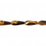 Tiger Eye drop faceted 6x16mm x 40cm