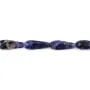 Sodalite faceted drop 6x16mm x 39cm