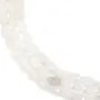 Jade blanc goutte facetté 6x9mm x 39cm
