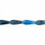 Faceted drop-shaped apatite 6x16mm x 40cm