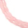 Quartz rose goutte 6x16mm x 39cm
