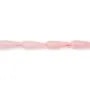 Quartz rose goutte 6x16mm x 39cm