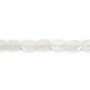 Pierre de lune oval facetado 6x8mm x 39cm