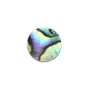 Cabochon Abalone rund flach 12mm x 1 Stück