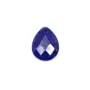 Cabochon Lapis Lazuli goutte facetté 8x10mm x 1pc