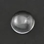 Cabochon Cristallo di rocca tondo 12mm x 2pz