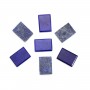 Cabochão de Lápis Lazúli retangular plano 10x14mm x 1 peça