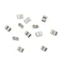 Tubo doppio 3x5mm (foro 2mm) - Argento 925 x 4pz