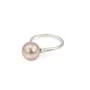 Bague simple pour semi percée - Taille 50 - Argent 925 rhodié x 1pc