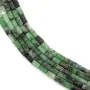 Rubí Zoicita rectángulo 2x4mm x 39cm