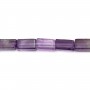 Amatista rectangular 2x4mm x 39cm