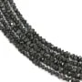 Diamante negro en bruto 3-4mm x 42cm