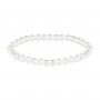 Armband aus 6 mm rundem Bergkristall - Elastisch x 1 Stück
