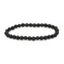 Pulseira Obsidiana redonda 6mm - Elástico x 1 unid.