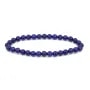 Bracelet Lapis Lazuli rond 6mm - Elastique x 1pc