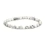 Armband Howlith rund 6mm - Elastisch x 1 Stk.