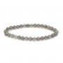 Pulseira Labradorita redonda 6mm - Elástico x 1 unidade