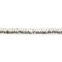 Ematite argento a rondella ondulata 1x4mm x 40cm