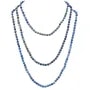 Lapis lazuli long necklace 6mm round 150cm