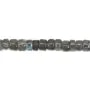 Labradorite round heishi beads 3-4mm x 40cm