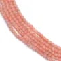 Bamboo sea dyed orange Round 2mm x 40cm